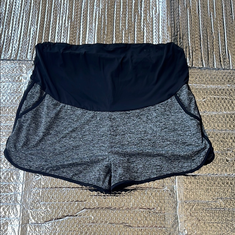 Black and Gray Athletic Shorts